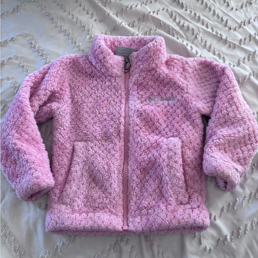 Columbia Pink Fleece Kids Jacket